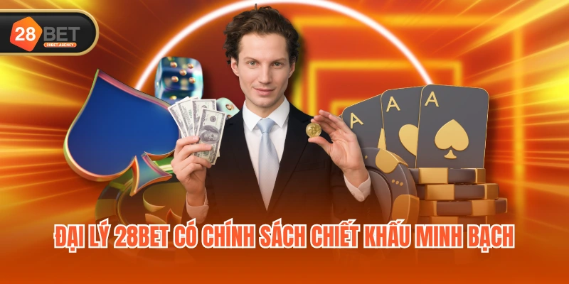 Đại lý 28BET có chính sách chiết khấu minh bạch Đại lý 28BET có chính sách chiết khấu minh bạch