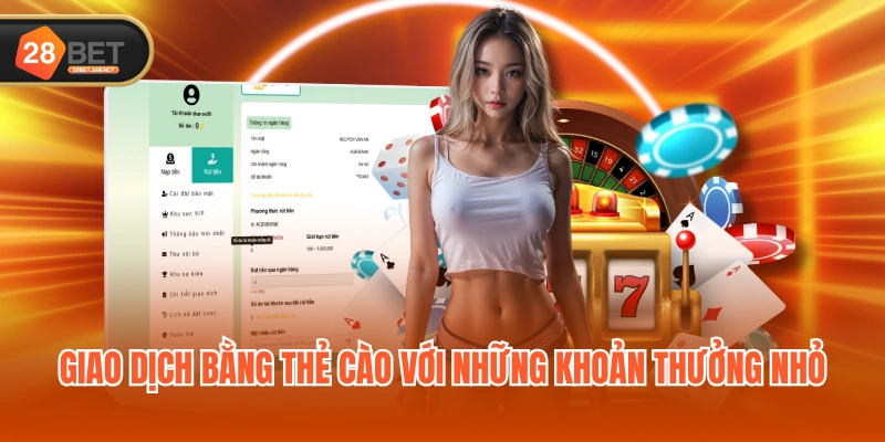 Giao dịch bằng thẻ cào với những khoản thưởng nhỏ Giao dịch bằng thẻ cào với những khoản thưởng nhỏ
