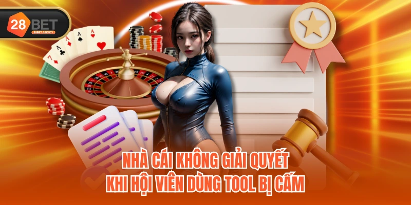 Nhà cái không giải quyết khi hội viên dùng tool bị cấm Nhà cái không giải quyết khi hội viên dùng tool bị cấm