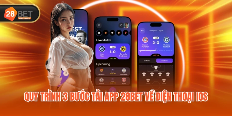Quy trình 3 bước tải app 28BET về điện thoại IOS Quy trình 3 bước tải app 28BET về điện thoại IOS
