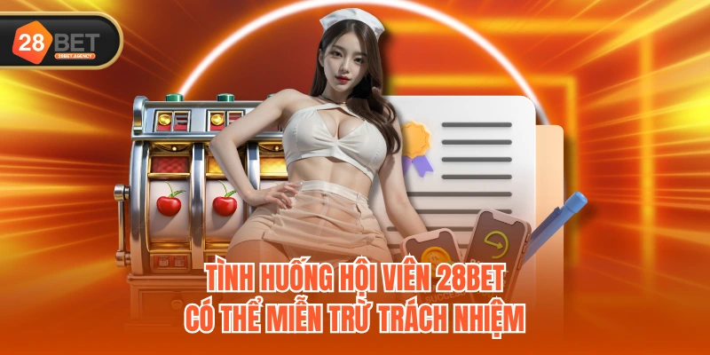 Tình huống hội viên 28BET có thể miễn trừ trách nhiệm Tình huống hội viên 28BET có thể miễn trừ trách nhiệm